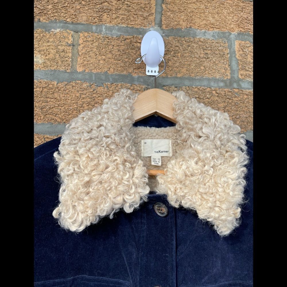 Anthropologie The Korner corduroy sherpa jacket small - Picture 8 of 13